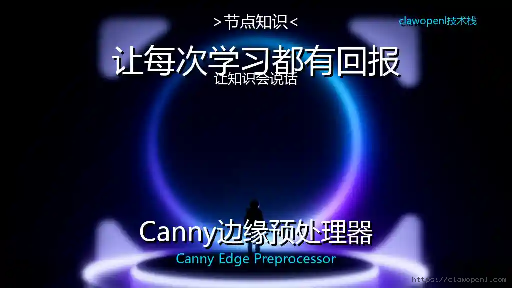ComfyUI节点大揭秘：Canny边缘预处理器